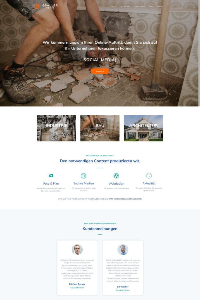 Gsaller Media Webdesign Agentur